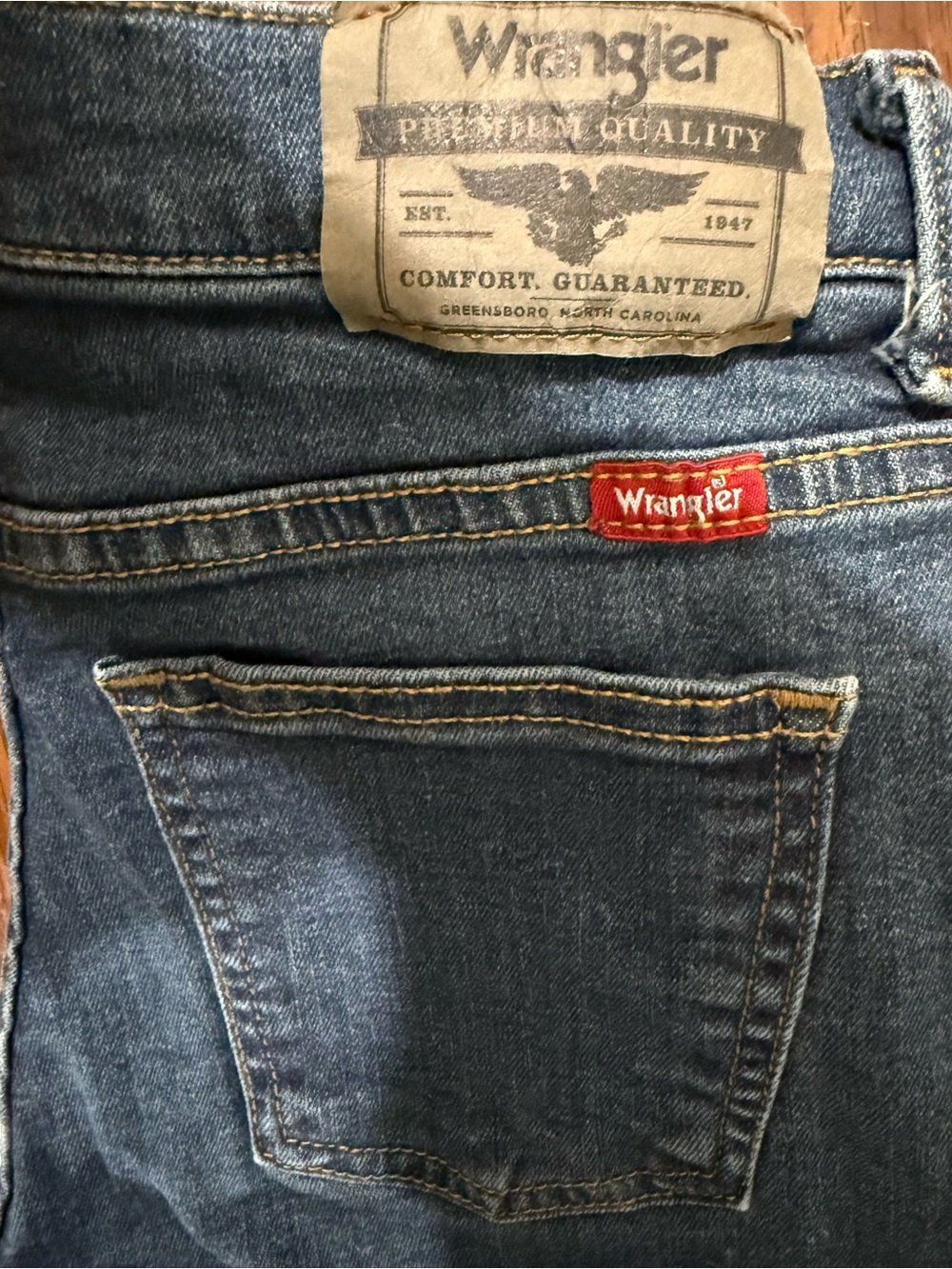 Boy’s 12 Regular Wrangler Classic Straight Blue Denim Jeans